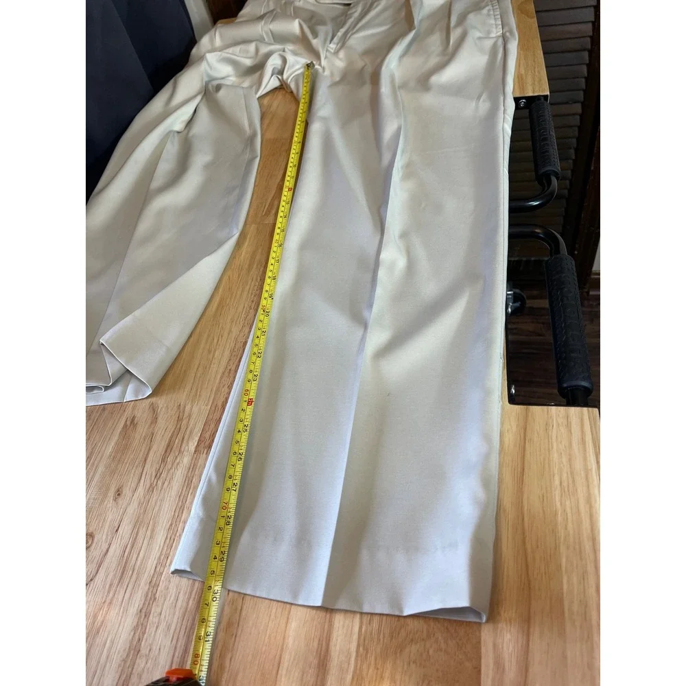 Polo Golf‎ Ralph Lauren Mens 38x30 Pleated Performance Pants Tan Beige Stretch